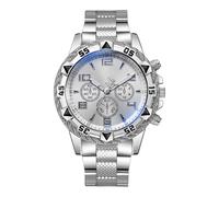Montres De Luxe Classiques pour Vêtements | Montres d'affaires et élégantes faciles à Lire - pour Casual, Quotidien, Bureau, Rendez-Vous, Fête, Mariage, Papa et Fille, Argent, riferimento Alla