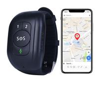 Montres GPS 4G SOS Traceur pour Sénior Suivi Santé Et Sécurité Noir YONIS