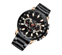 Montres imperméables pour hommes, Business Smart Watch pour hommes | Chronographes Chronographe pour hommes,Groupe mécanique classique, accessoires de vêtements d'affaires élégants pour les travailleu