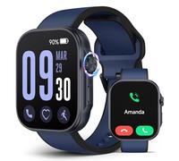 Montres intelligentes avec Appel Bluetooth, Tracker d'activité étanche 3ATM, écran AMOLED 1,99", Surveillance du Sommeil et de la fréquence Cardiaque et de l'oxygène dans Le Sang