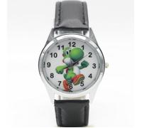 Montres,Nouvelle mode Mario Yoshi Montres Enfants Enfants Garçons cadeau Montre Décontracté Quartz Montre Bracelet - Type black