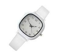 Montres pour Femmes, Montre infirmière | pour étudiant en Soins Infirmiers - Easy Read Square Lady Accessoires de Bijoux en Bande de Silicone pour Campus et fête, Noir, riferimento Alla