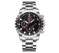 Montres pour Homme en Acier Inoxydable Outil Chronométrique Lumineux