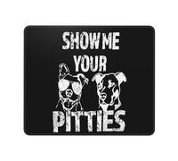 Montrez-Moi Vos Pitbulls Tapis Souris Base en Caoutchouc Mouse Pad Durable Tapis De Souris pour Études Ordinateur Travail 25X30Cm