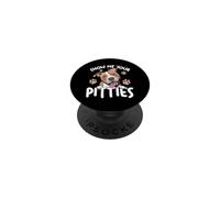 Montrez-Moi Vos Pitties, propriétaires de Chiens Pitbull drôles PopSockets PopGrip Adhésif