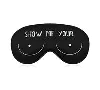 Montrez-moi vos seins masques de sommeil cache-yeux occultant avec sangle élastique réglable nuit bandeau pour femmes hommes Yoga voyage sieste