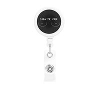 Montrez-moi vos seins Porte-badge rétractable Reel Clip Id Card Holder forNurse Student Office Worker