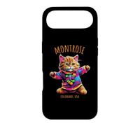 Montrose Colorado USA Motif Amusant et Mignon de Chat Dansant coloré Coque pour iPhone Air