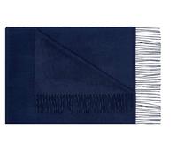 Montte Di Jinne - Écharpe châle tricotée 100% cachemire de Mongolie intérieure super douce et épaisse pour femmes et hommes - Medium, bleu marine, L