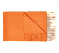 Montte Di Jinne - Écharpe super douce et épaisse en 100 % cachemire de Mongolie intérieure de qualité supérieure pour femmes et hommes - Moyenne, Orange, L