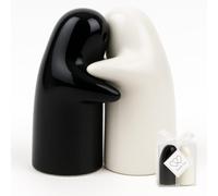 monTTese Salière et poivrière étreinte, couple étreint, assaisonnements et épices mignon, design étreint, distributeur décoratif pour la cuisine