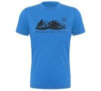 Montura - Peaks Merino T-Shirt - Haut en mérinos - S - b blue
