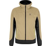 Montura - Rise Octa Hooded Jacket - Veste coupe-vent homme Desert Beige / Sunny Lime - S