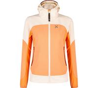 Veste à capuche Montura Seed orange blanc perle femme - L