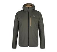 MONTURA Sherpa Veste réversible pour homme, coupe-vent et hydrofuge, Vert sauve/bronze marron, XL