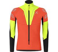 Montura - Slick 2 Maglia - Polaire homme Orange / Verde Lime - M
