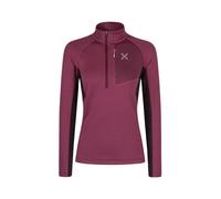 Montura sweat-shirt Stretch Color 3 Zip Maglia Woman vin/rosé clair M
