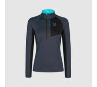 Montura Veste polaire Stretch Color 3 Zip Maglia Femme bleu graphite/turquoise M