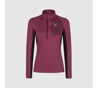 Montura Veste polaire Stretch Color 3 Zip Maglia Femme vin/rosé clair M