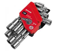 MONTURE 8 CLÉS A PIPES 6X6 (7-8-10-13-16-17-18-19mm) - MOB OUTILLAGE - 9015M08001
