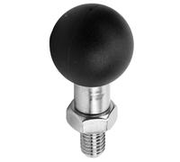 Monture à boule filetée pour moto, base à boule filetée pour moto, adaptateur à boule filetée pour moto, monture à boule pour rétroviseur, monture à boule pour support de guidon, monture à boule filet