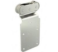 Monture avec galet delrin fixation sur plateau pour rail 5040 capacité 150kg - MANTION - 0251D