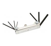 Monture de 7 clés mâles courtes à 6 pans 62-M06 - 1,5 à 6 mm SAM OUTILLAGE