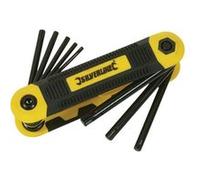 Silverline 580444 Monture de 8 clés Torx métriques Expert T9 - T40