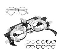 Monture de lentille d'essai optique, équipement d'optométrie de lunettes, monture d'optométrie professionnelle PD 48-80 mm, monture ajustable