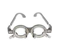 Monture de lentille d'essai optique pour optométrie Opticien 54 mm Gris