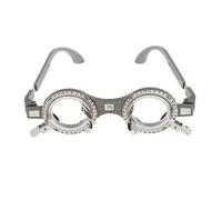 Monture de lentille d'essai optique pour optométrie Opticien 70 mm Gris