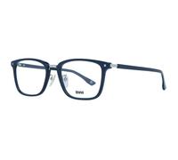 Monture de lunettes carrée - BMW - Bleu - Taille unique - 55-19-145 - Plastique - Style trapèze - Jante intégrale