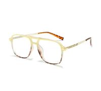 Monture de lunettes de mode, monture de lunettes en matériau ultra-flexible et durable, monture de lunettes ultra-légère, baowen jaune, C