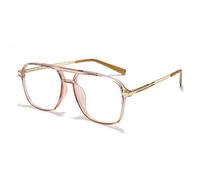 Monture de lunettes de mode, monture de lunettes en matériau ultra-flexible et durable, monture de lunettes ultra-légère, thé transparent, C