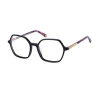 Monture de lunettes hexagonale femme - Botaniq - BIO-1036 - Tortoise - 48-17-135 mm - Applications en bois