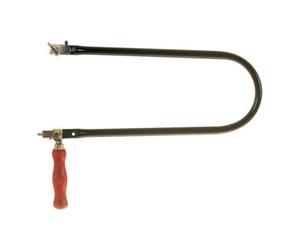 Monture de scie à chantourner tube en acier-D.13 mm col de cygne 320mm avec manc Quantité:1