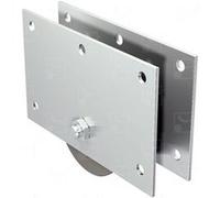 Monture gorge carrée galet fonte sur roulements à billes 250kg - MANTION - 0990GC Blanc G