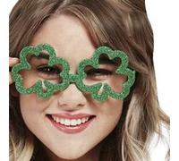 monture lunettes trèfle st patrick vert pailleté - smiffys 51126 Vert G