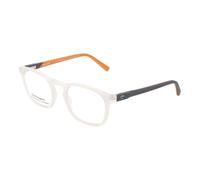 Montures De Lunettes Timberland Pour Hommes Blanches Carrées TB1767 026 51Mm