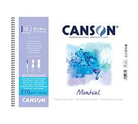 Montval Cahier spirale 32x41 cm 12 feuilles 270g/m²