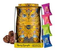 Monty Bojangles Golden Goddess Confetti à la truffe 4 variétés pour chat | 4 variétés de confiseries truffes en poudre de cacao emballées individuellement, extra large boîte de collection