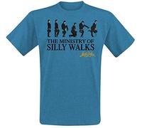 Monty Python Ministry of Silly Walks Homme T-Shirt Manches Courtes Multicolore S