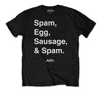 Monty Python - T-Shirt # S Unisex Black # Spam [Import]