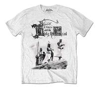 Monty Python - T-Shirt # S White Unisex # Knight Riders [Import]