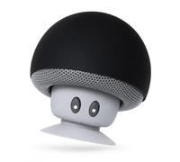 MONTY SOUL - Mini enceinte Bluetooth portable en forme de champignon - Enceinte sans fil compacte pour la maison et les voyages - Bluetooth 5.3 portable avec lumières RVB (champignon 3 W) (noir)