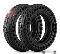 Monuary 2 Pièces Pneus 50/75-6.1 pour Trottinette Electrique, Plein Pneu Tubeless Également Compatible avec Tailles 8,5 x 2,0 et 8 1/2 x 2, Résistants aux Crevaisons, Aucun Entretien Nécessaire