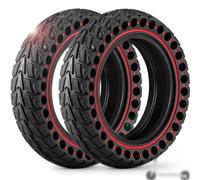 Monuary 2 Pièces Pneus 50/75-6.1 pour Trottinette Electrique, Plein Pneu Tubeless Également Compatible avec Tailles 8,5 x 2,0 et 8 1/2 x 2, Résistants aux Crevaisons, Aucun Entretien Nécessaire