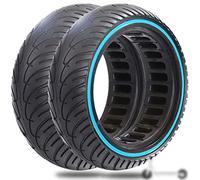 Monuary 2 Pièces Pneus 50/75-6.1 pour Trottinette Electrique, Plein Pneu Tubeless Également Compatible avec Tailles 8,5 x 2,0 et 8 1/2 x 2, Résistants aux Crevaisons, Aucun Entretien Nécessaire