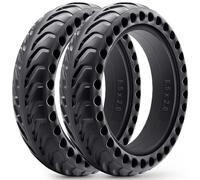 Monuary 2 Pièces Pneus Pleins 8,5 x 2,0 (50/75-6.1) pour Trottinette Électrique - Increvables, Structure Nid d’Abeille, Sans Entretien, Compatibles Wispeed T855, Xiaomi M365/Pro 2
