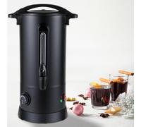 Monucep Bouilloire à vin chaud 10 l 1500 W Distributeur de boissons chaudes | Régulateur de température et fonction de maintien au chaud, indicateur de niveau, bouilloire à vin chaud en acier inoxydable
